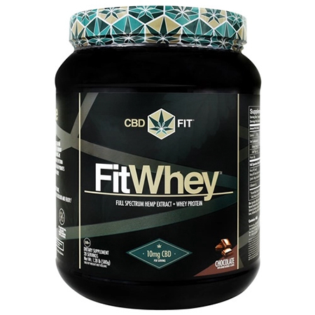 Image of CBDFit Fit Whey in white background