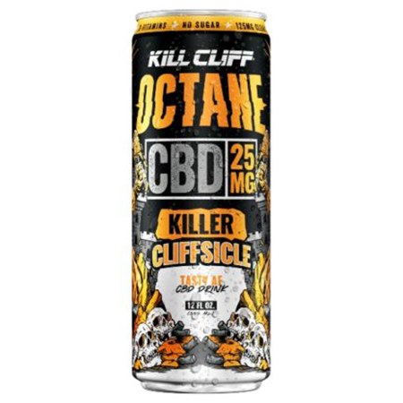 Image of Kill Cliff Octane Drink in white back ground