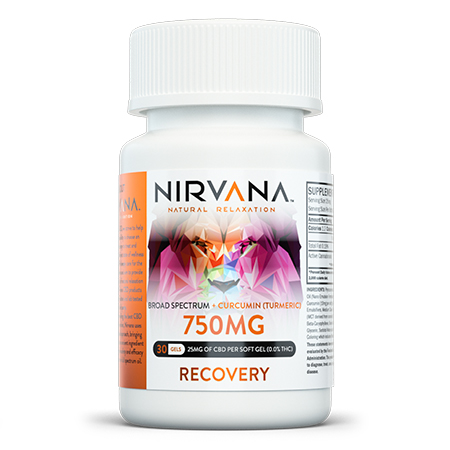 Image of Nirvana CBD Pure CBD Oil Softgel Capsules